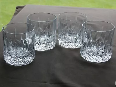 Buy 4 X Tyrone Crystal  ROSSES Whiskey  / Rummers  - Stamped - Ex Cond • 49.99£