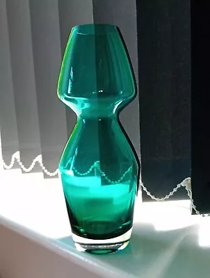 Buy Mid Century Scandinavian Glass Vase. • 20£