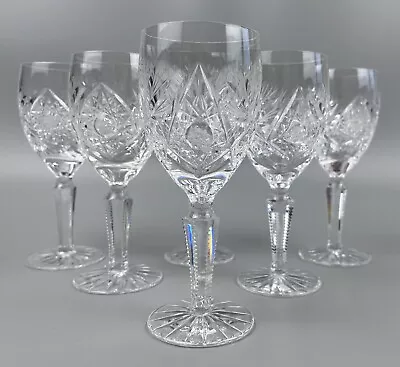 Buy 6 Edinburgh Crystal Sherry / Port Glasses.  Royal  Cut Pattern. 100ml / 14cm • 40.99£