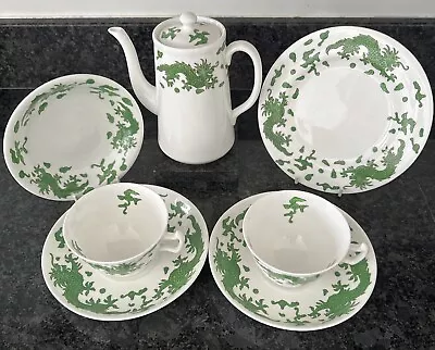 Buy Green Dragon Hammersley T Goode & Co Coffee Pot, Cup & Saucers , Bowl , Plate • 185£
