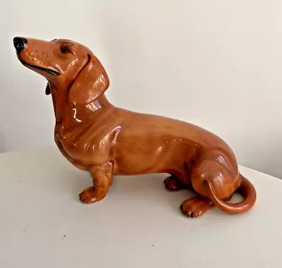 Buy Large Beswick Fireside Model Daschund Dog Model 2286 Height 10.75 Inches 1948-54 • 120£