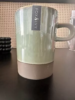 Buy Fox And Ivy Stoneware Mug - Brand New -  Paio Alto Tall Mug • 8.99£