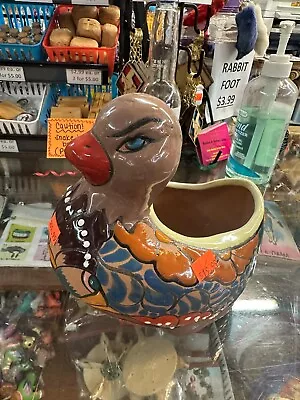 Buy Talavera Grey Duck Made In Mexico 8  Height Ceramic • 23.29£