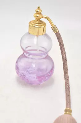 Buy Caithness Glass Fragrance Perfume Bottle Atomiser Purple & White Swirl • 14.95£