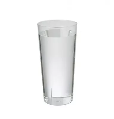 Buy 6 X Plastico Reusable Pint Glass Rigid CE Mark 586ml 20oz Pint Line • 8.99£