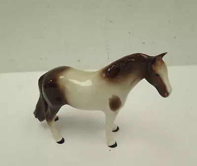 Buy Melba Ware Ceramic Horse Brown White Height 17cm • 14.99£