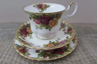 Buy Royal Albert Old Country Roses Trio - Tea Cup, Saucer And Plate (636) • 9.99£
