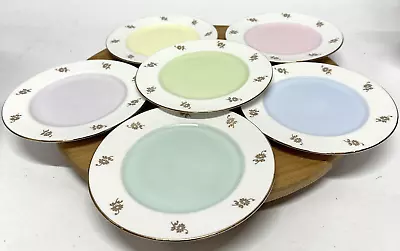 Buy Vintage Queen Anne Bone China Side Plates -6.5” Gold Floral Pattern • 16.99£