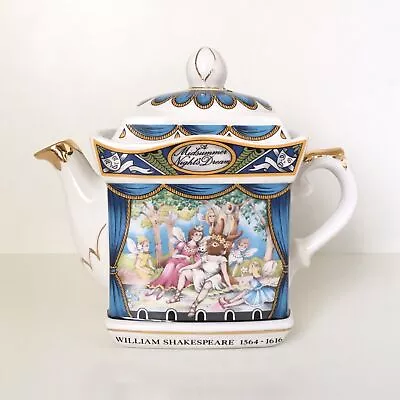 Buy Vtg Sadler William Shakespeare A Midsummer Nights Dream Porcelain Teapot 4444 • 30£