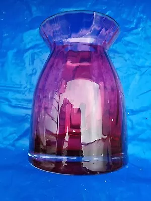 Buy Vintage Cranberry Glass Vase Excellent Condition • 17.50£
