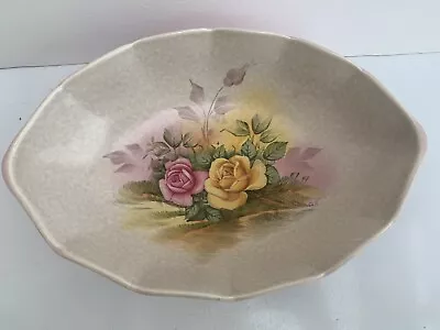 Buy Royal Devon Fielding’s Pink And Roses Bowl Signed By T. Wilcox • 16£