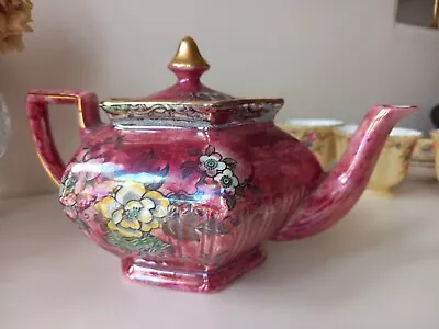 Buy Mid Century,Arthur Wood Astoria Royal Bradwell Teapot 3627 England, Hand Painted • 40£