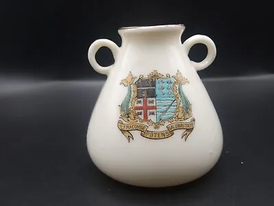 Buy Crested China - ILFRACOMBE Crest - Vase, 2 Handles - The Foley China. • 5.60£