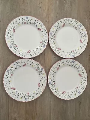 Buy SET OF 4 X JOHNSON BROS SUMMER CHINTZ DINNER PLATES Brothers Pink 24.5cm  • 39.99£