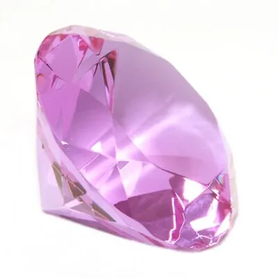 Buy 50mm Crystal Diamond Shaped Glass Paperweights Bridal Favours Decoration Home • 6.99£