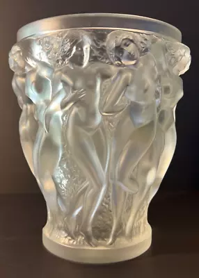 Buy Lalique Frosted Large Bacchantes Vase Chipped  1 Of Over 400 Of Lalique Listings • 1,113.66£