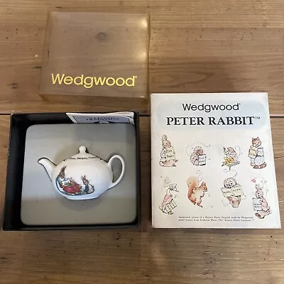 Buy Rare Vintage Wedgwood Mini Miniature Peter Rabbit Teapot In Box 1983 R4720 5324 • 69.99£