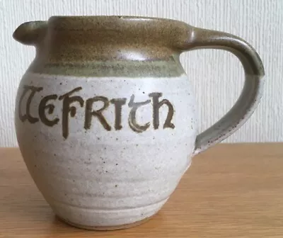 Buy Vintage Welsh Tregaron Pottery Llefrith (Milk) Jug Stoneware 10cm High • 22£