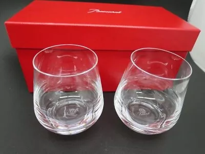 Buy Baccarat Chateau Tumbler Glass Pair Set Crystal Clear Tabeleware With Box Unused • 92.43£