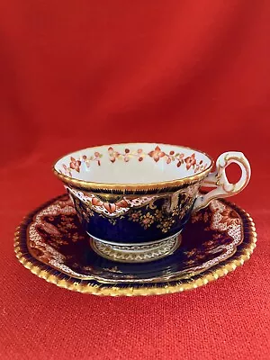 Buy 1898 W T Copeland & Sons (Spode) Hand Painted Tea Duo #3, Imari Pattern #9214 • 88.56£