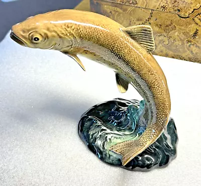 Buy Collectable Vintage Leaping Trout - Arthur Gredington - Beswick - 1900's • 114.21£