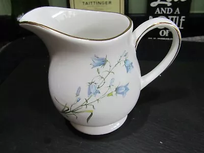 Buy A Vintage James Sadler Pottery - Creamer Jug  Harebell  Blue Floral England 4.5” • 6£