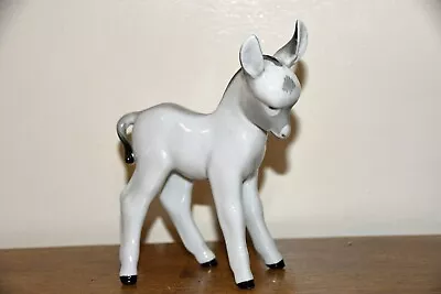 Buy Vintage Russian USSR Lomonosov China White Donkey Stamped  USSR 15cms High • 10£