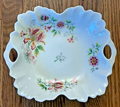 Buy Vintage Limoges China Floral Trinket Jewelry Dish Tray Scalloped Edge, FRANCE • 16.80£