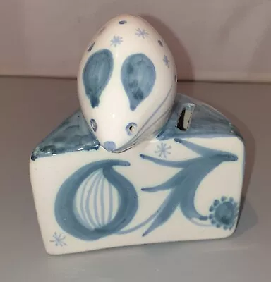 Buy Vintage Excellent Condition Rye Pottery Mouse On Cheese Money Box By David Sharp • 12.99£