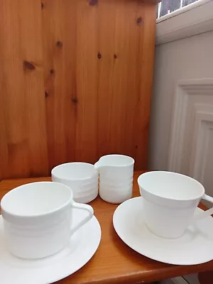 Buy FORTESSA SUPER WHITE Bone China COFFEE/TEA CUPS MILK SUGAR  • 9.99£