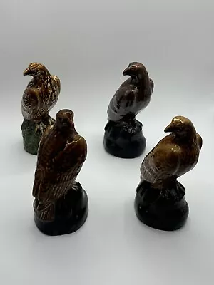 Buy Beneagles Scotch Whisky Beswick Vintage 1969 Ceramic Golden Eagle Decanters X 4 • 12£