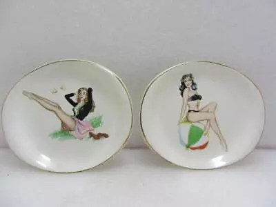 Buy Retro 1950`s British Anchor Pottery Pin Up Girls Dishes • 14.99£