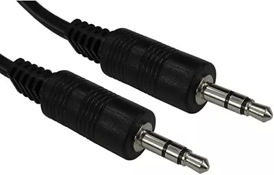 Buy Headphone Aux Cable Audio Lead 3.5mm Jack To Jack Stereo PC Car Male  • 1.99£