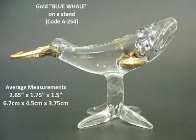 Buy Beautiful Glass SHARK HAMMERHEAD WHALE Glass Figurine Glass Animal Ornament Fish • 5.15£