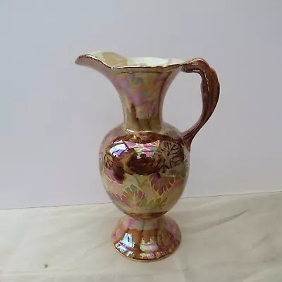 Buy Vintage Old Court Ware Hand Painted Lustreware Pitcher Jug • 29£