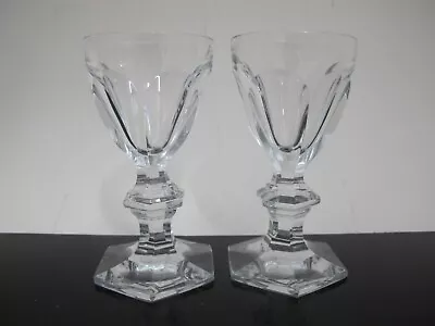 Buy BACCARAT France HARCOURT Crystal APERITIF Cocktail CORDIAL 3 5/8  Glass Set • 163.09£