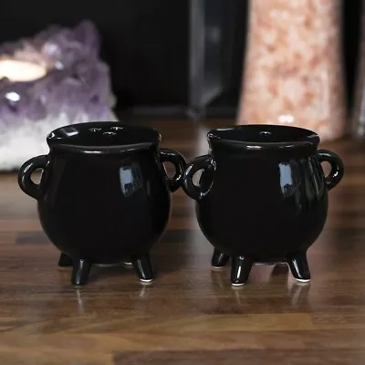 Buy Cauldron Salt & Pepper Pots Bone China Novelty Cruet Set Halloween Gift • 6.49£