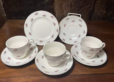 Buy Vintage 1950/60s Bristol Pottery Part Tea Set - Ditsy Rose Design -Cottage Style • 4.99£