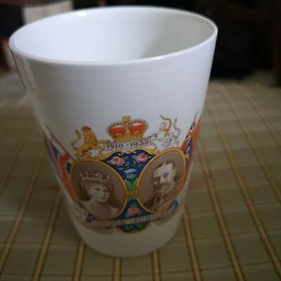 Buy 1935 Beaker Mug King George V Silver Jubilee Lolsol Ware Keeling Burslem Pottery • 9.99£