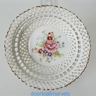 Buy VTG Porcelain Bowls Trinket Dish Floral Pattern Transylvania Handmade (Pick 2) • 13.96£