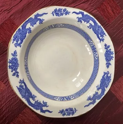 Buy Cauldon Blue And White Dragon Serving Bowl Early 20th Century • 6£