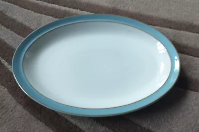 Buy Denby Colonial Blue Oval Platter • 18.99£