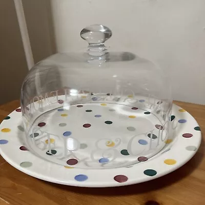 Buy Emma Bridgewater Polka Cake Plate And Dome • 70£