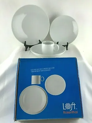 Buy Rosenthal Thomas Loft 4-Piece Place Setting In White ~ NEW  ~ Made In Germany • 61.41£