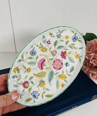 Buy Minton Haddon Hall China Ceramic Oval Trinket Serving Dish Plate • 14.50£