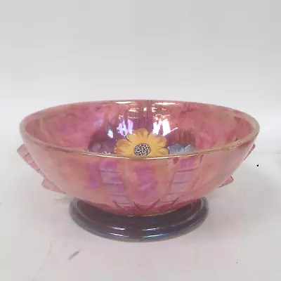 Buy Kensington Ware Gloria Art Deco Style Lustreware Bowl Floral 23cm Diameter • 9.99£