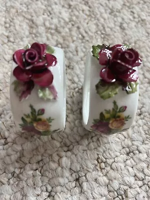 Buy Royal Albert Old Country Roses Bone China Napkin Rings Pair (2) • 19.99£