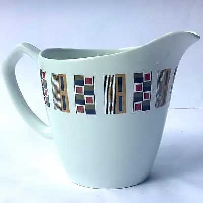 Buy Alfred Meakin Glo White Milk Jug 1 Pint Large Random MCM Vintage Retro 1960s • 14£