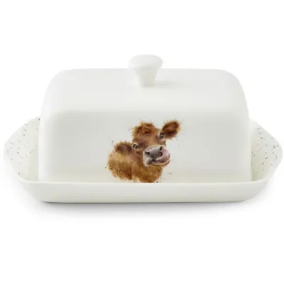 Buy Wrendale Cows Covered Butter Dish Fine Bone China By Royal Worcester • 22.99£