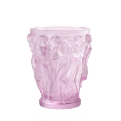 Buy Lalique Crystal, Bacchantes Crystal Vase, PINK, Height 9.45  Code  10801300 • 4,200£